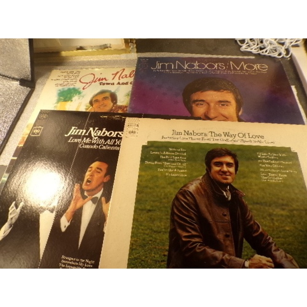 Jim Nabors Vinyl Record Lot 4 LP Albums The Way Of Love Town And Country More